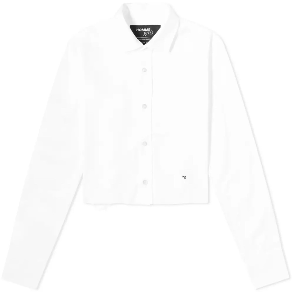 NEW Hommegirls cropped button up shirt